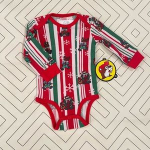 NWT Bucee's Christmas Holiday Onesie